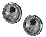 Headlamp 7" LED Chrome (pair) with Indicator - LHD - LL1906IND - Wipac